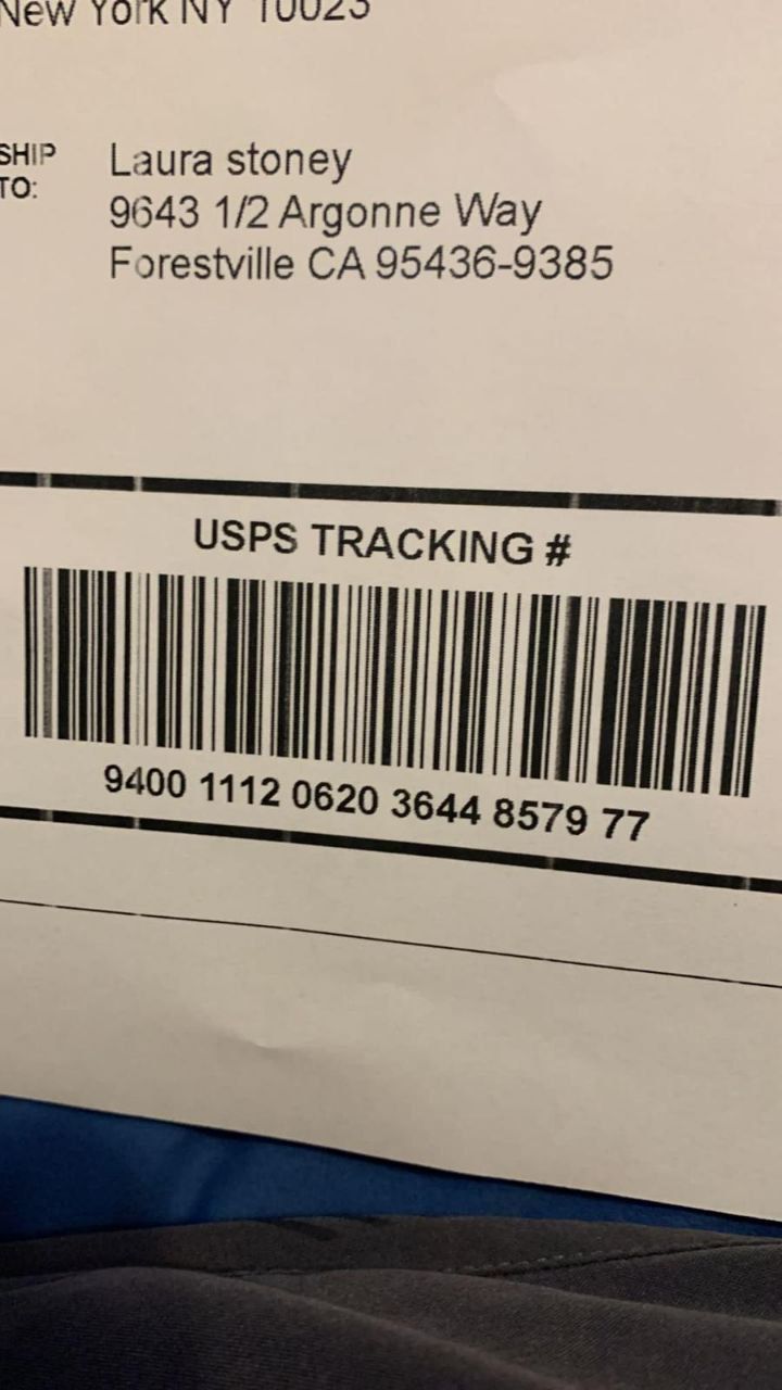 Delivered parcel — order #6847